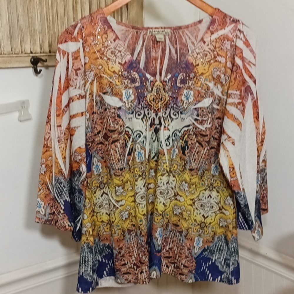 Energ’e long sleeve top with shimmer